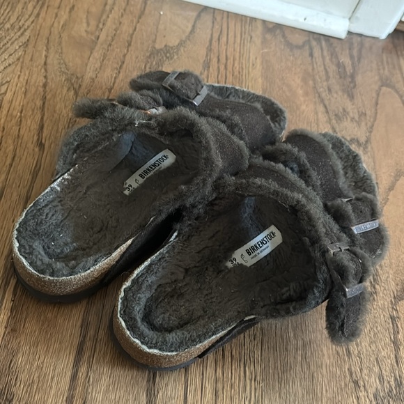 Birkenstock Size 39 Brown Sherpa - Picture 3 of 5